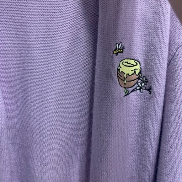 Winnie the Pooh Cardigan oversized embroidered hunny pot - Picture 6 of 6
